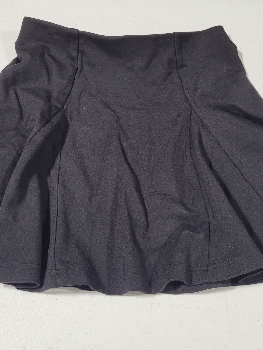 Forever 21 Black Circle Skater Skirt